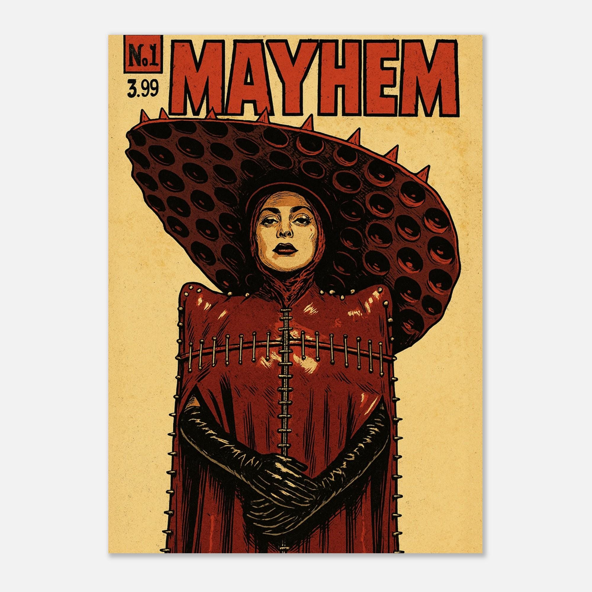 Lady Gaga Mayhem Comic Poster: Retro Pop Art Print - Etsy