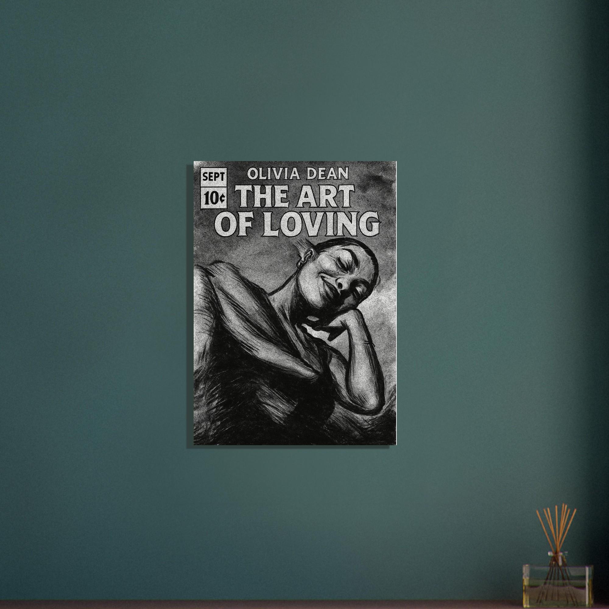 Olivia Dean 'art of Loving' Poster, Retro Comic Style Art Print - Etsy