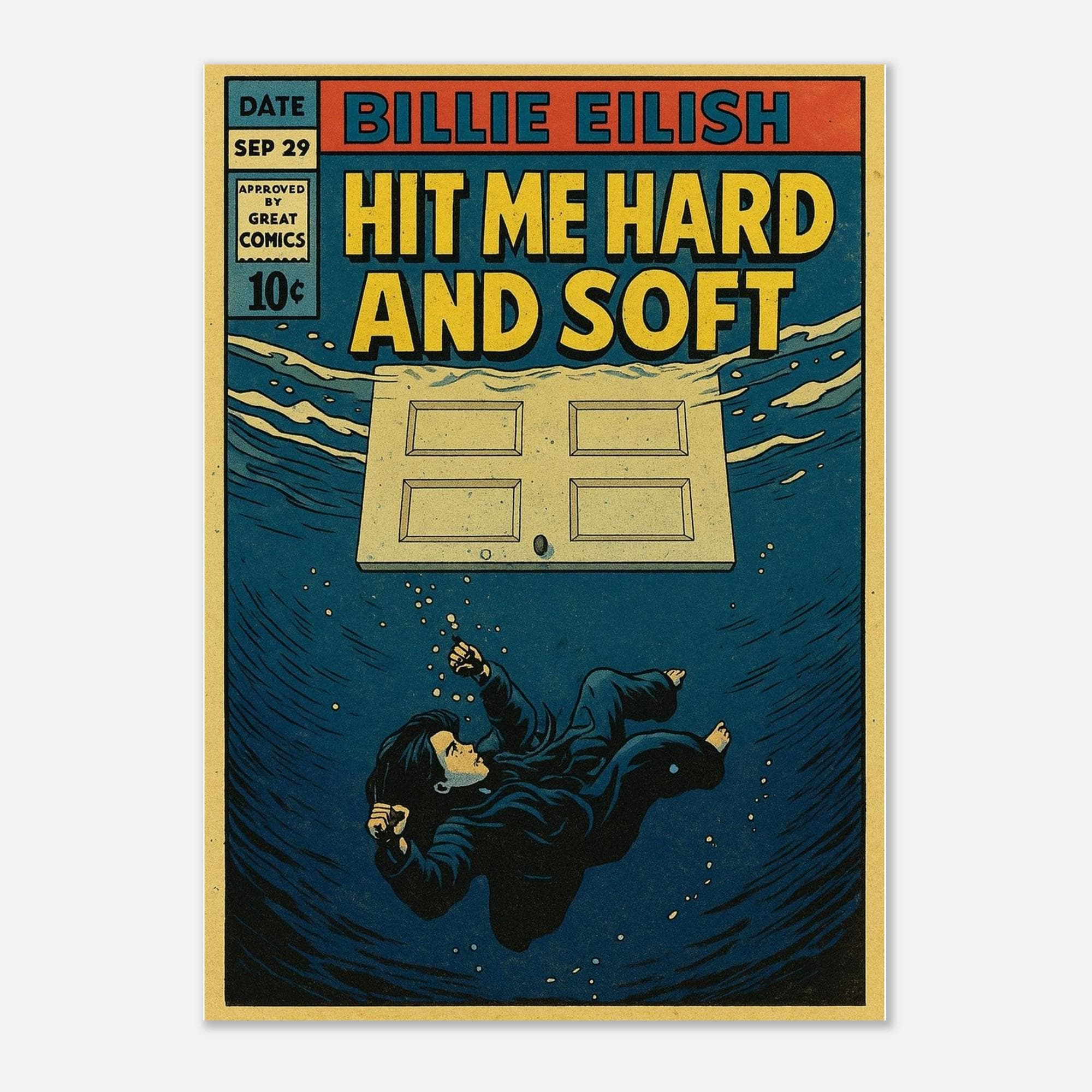 Billie Eilish Hit Me Hard and Soft ポスター RARE* Exclusive Billie Eilish HIT ME HARD AND SOFT Poster