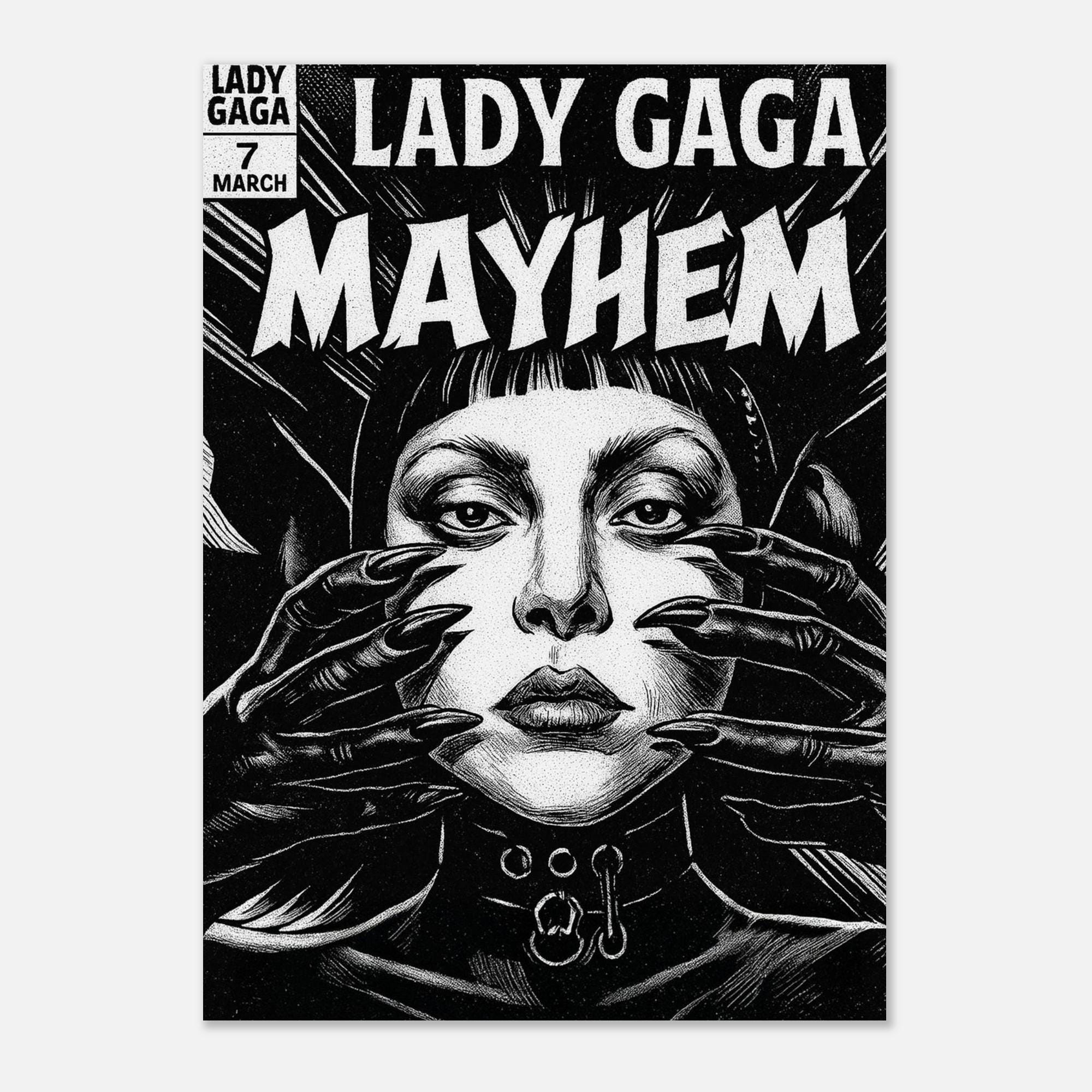 Lady Gaga Comic Poster - Etsy
