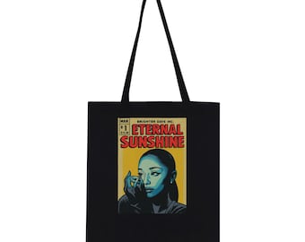 Ariana Grande Eternal Sunshine Canvas Tote Bag, Comic Style