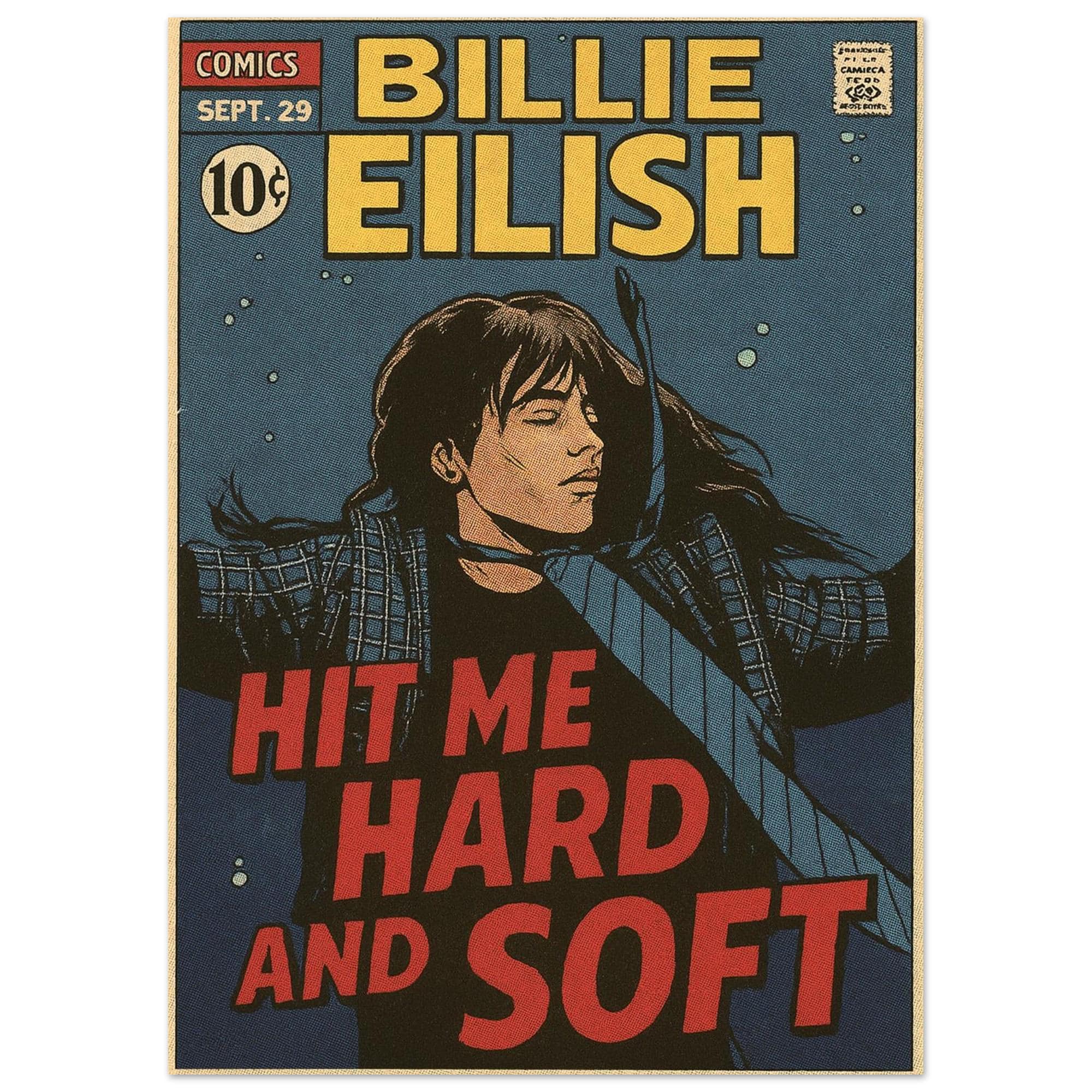 Billie Eilish Hit Me Hard and Soft ポスター HIT ME HARD AND SOFT Green Poster - Billie Eilish | Store