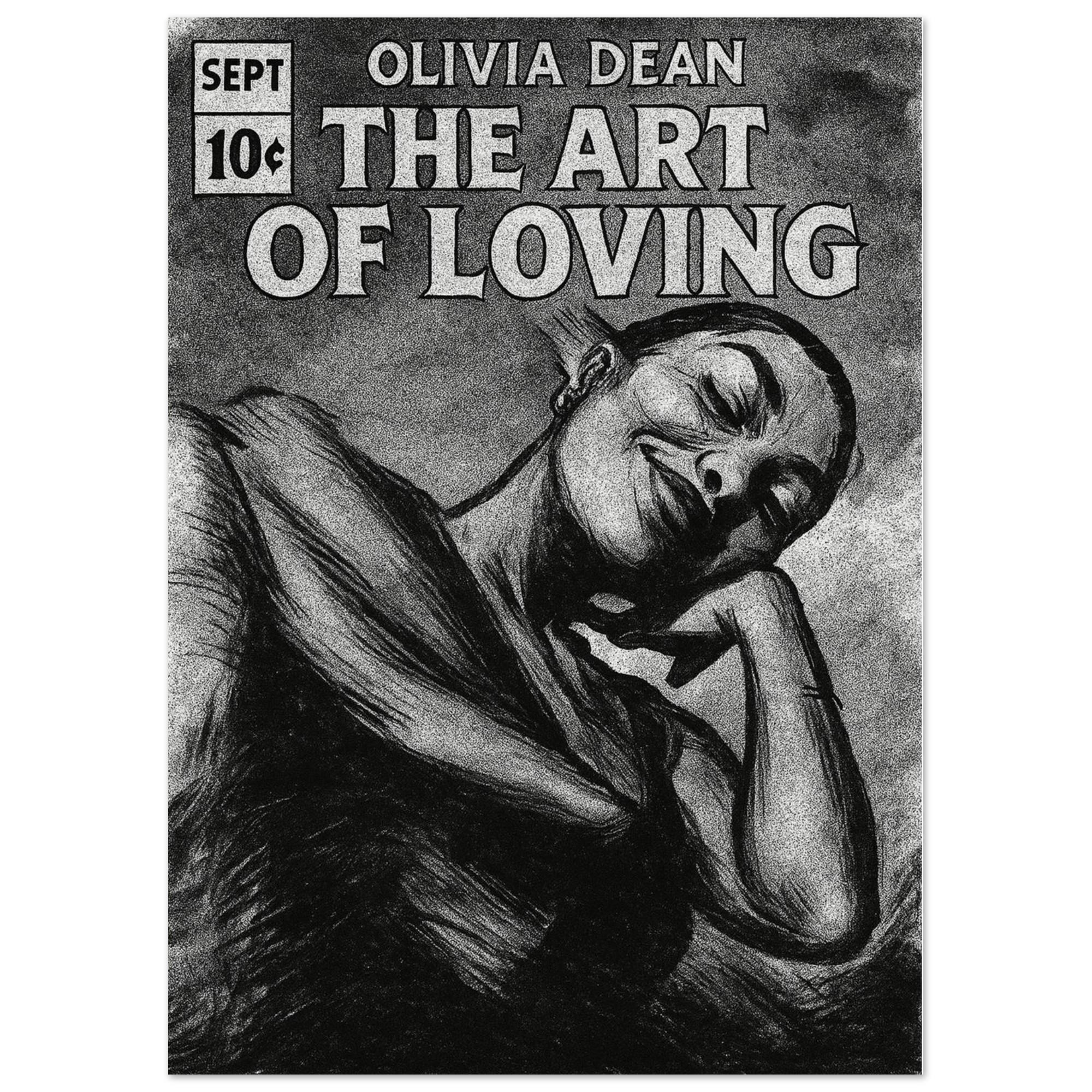 Olivia Dean 'art of Loving' Poster, Retro Comic Style Art Print - Etsy