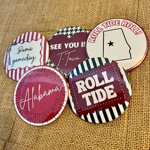 Alabama Game Day Buttons!