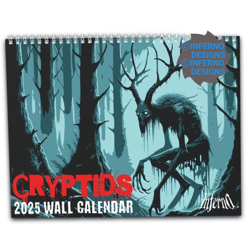 Devil Wall Calendar Etsy