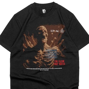 SCP 610 The Flesh That Hates Horror Shirt Creepypasta Gothic Horror T-shirt SCP Foundation