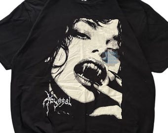 Vampire Girl Shirt Gothic Horror, Y2K Grunge Alternative Dark Occult Satanic Dracula T-shirt