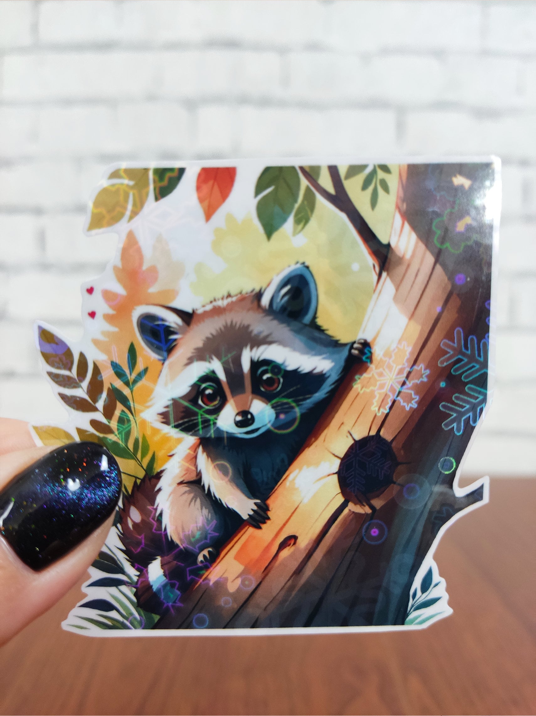 Raccoon Sticker Pack Cute Raccoon, Adorable Animal, Whimsical Creature ...
