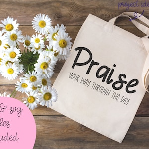Prijs je weg door de dag png- en svg-bestanden voor Cricut, sublimatie en meer