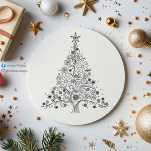 Christmas Tree Hand Embroidery Pattern, Christmas Embroidery Pattern, Christmas Tree, Hand Embroidery, Hand Embroidery PDF, Beginner, DIY