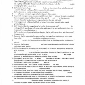 Construction Contract, General Contractor, Subcontractor, PDF, Fillable ...
