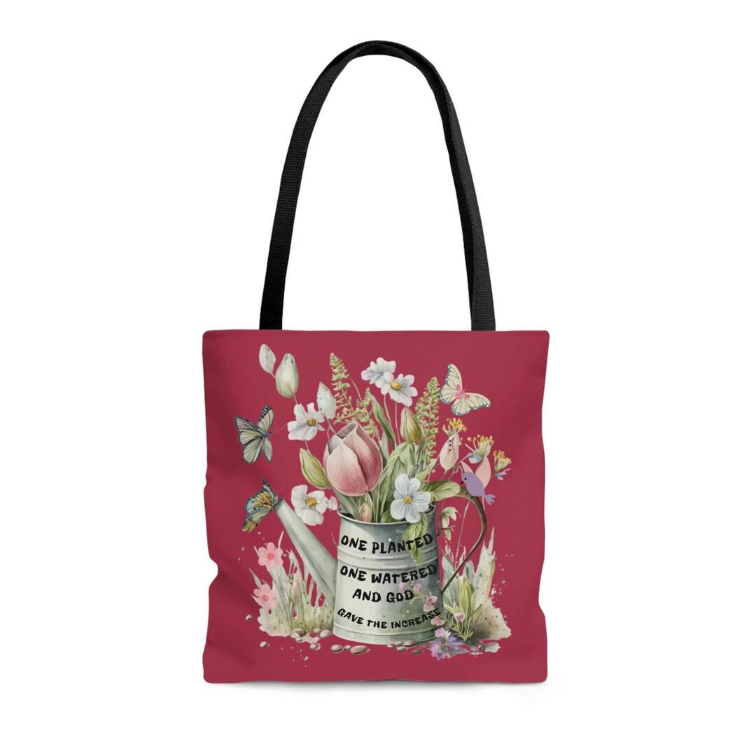 One Plant One Water Tote Bag / Best Garden Tote / Gift for Etsy