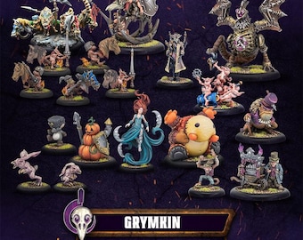 Expansión auxiliar Warmachine Grymkin impresa en 3D con envío gratuito