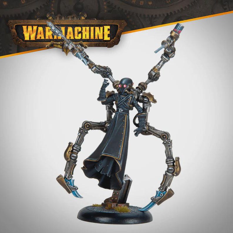 Warmachine Cephalyx Silexus Xiphus (dr. Stigius) – 3D Printed Resin ...