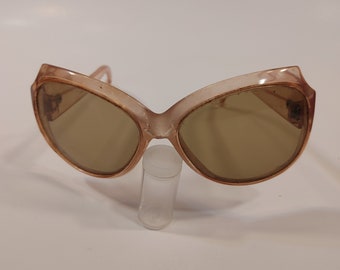 Great Glasses 6! Vintage Ladies Oversize Sunglasses 70's France Free Shipping!