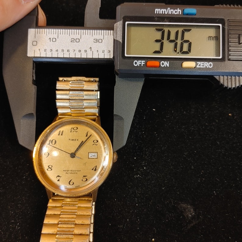 Easy Reader Vintage Timex Automatic Watch 46561 03274 Running Etsy