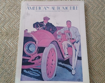 American Automobile Book Folio 1920 publicités 1988