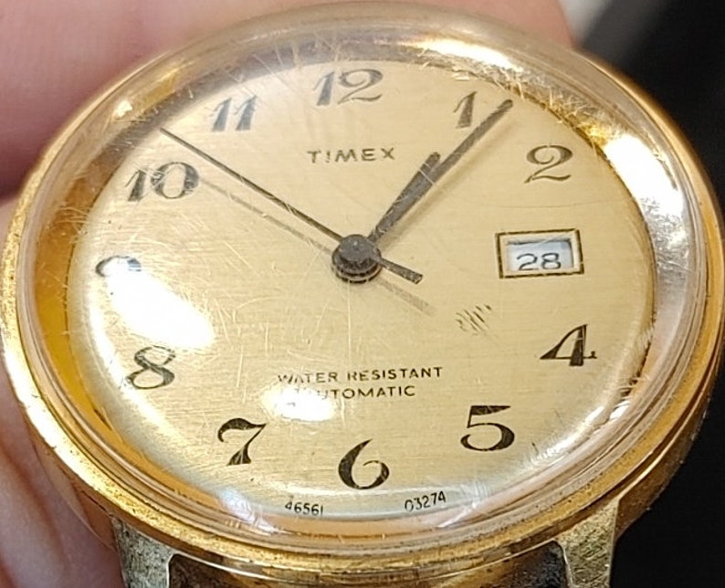 Easy Reader Vintage Timex Automatic Watch 46561 03274 Running Etsy