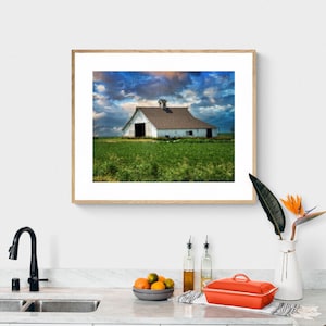 Iowa Old Wooden Barn Wall Decor, Old Barn Wooden Barn Iowa Landscape, Country Landscape, Wood Barn Print, Barn Photography, Iowa Farm
