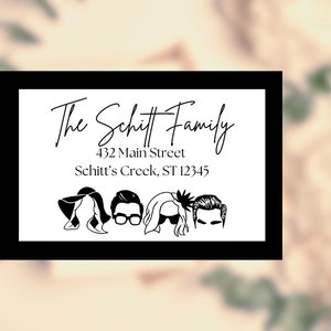 Schitt&#39;s Creek Return Address Label Template