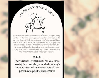 Schitt's Creek Sleepy Mommy Game Rules