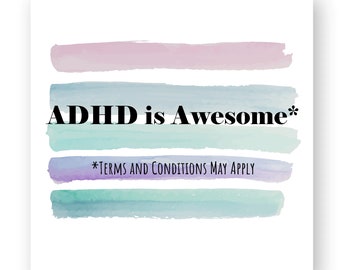 Adhd is awesome sticker