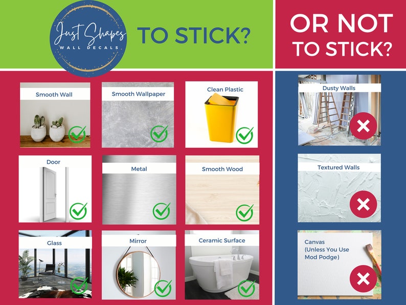 Midcentury Modern Wall Decals Vinyl Wall Decal Removable Etsy