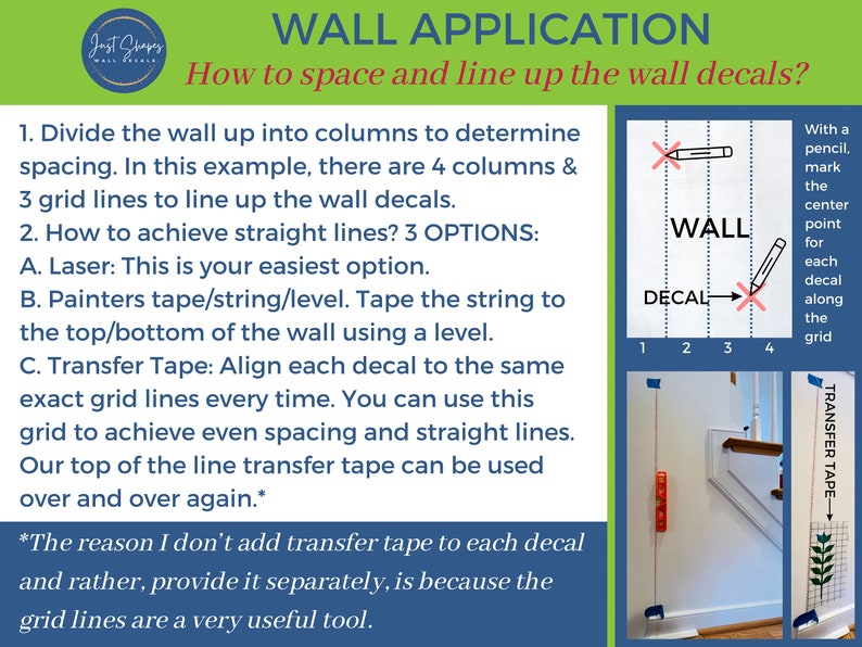 Midcentury Modern Wall Decals Vinyl Wall Decal Removable Etsy