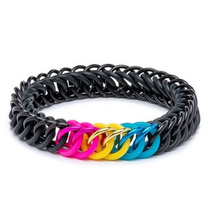 Pansexual Pride Bracelet, Subtle Pansexual Bracelet, Anklet Waterproof, Pansexual Bracelet, Elegant Everyday Bracelet, BFF Bracelet, Unisex