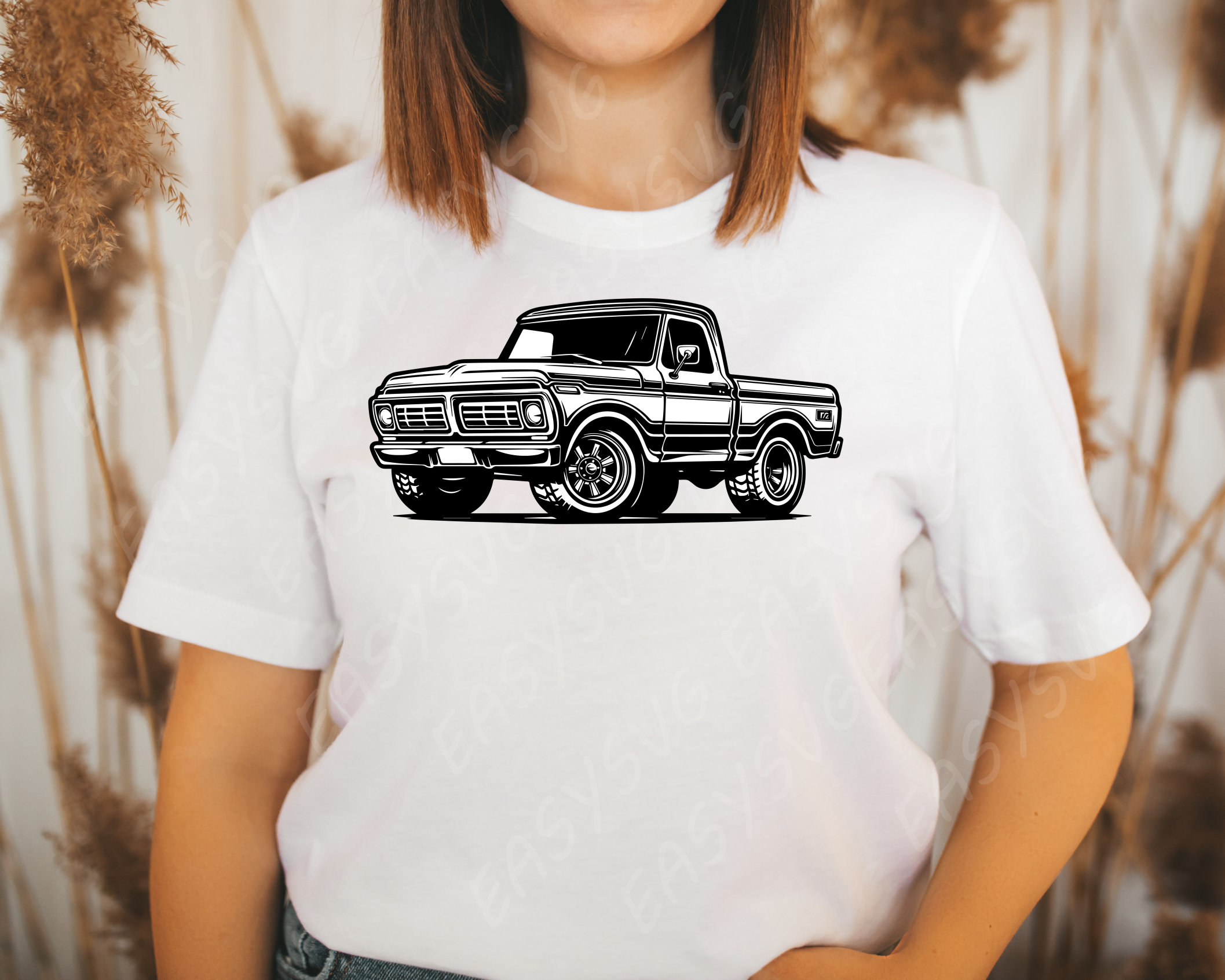 Ford F100 1972 SVG, Cartoon Vector, Art, Silhouette - Etsy