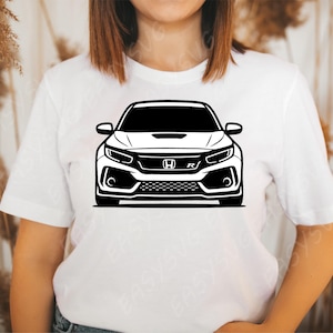 Type R R Svg 2017 Honda Civic Type R SVG, Cartoon Vector, Art, Silhouette - Etsy