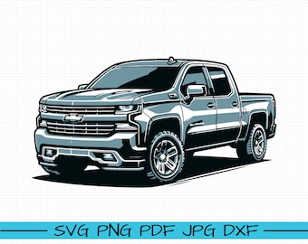 Puede incluir: Una camioneta gris con una parrilla negra y ruedas negras. La camioneta tiene un borde plateado alrededor de las ventanas y un parachoques negro. La camioneta está sobre un fondo blanco.