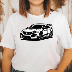 Type R R Svg 2017 Honda Civic Type R SVG, Cartoon Vector, Art, Silhouette - Etsy