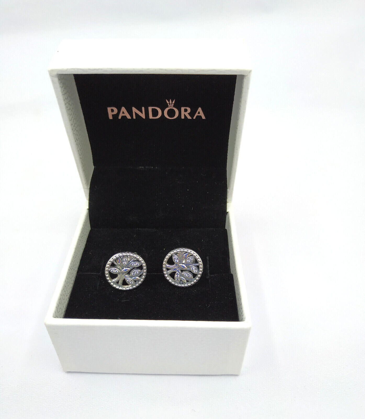 Pandora family tree stud earrings deals