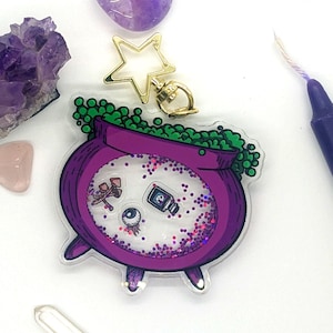 Cauldron Acrylic keychain