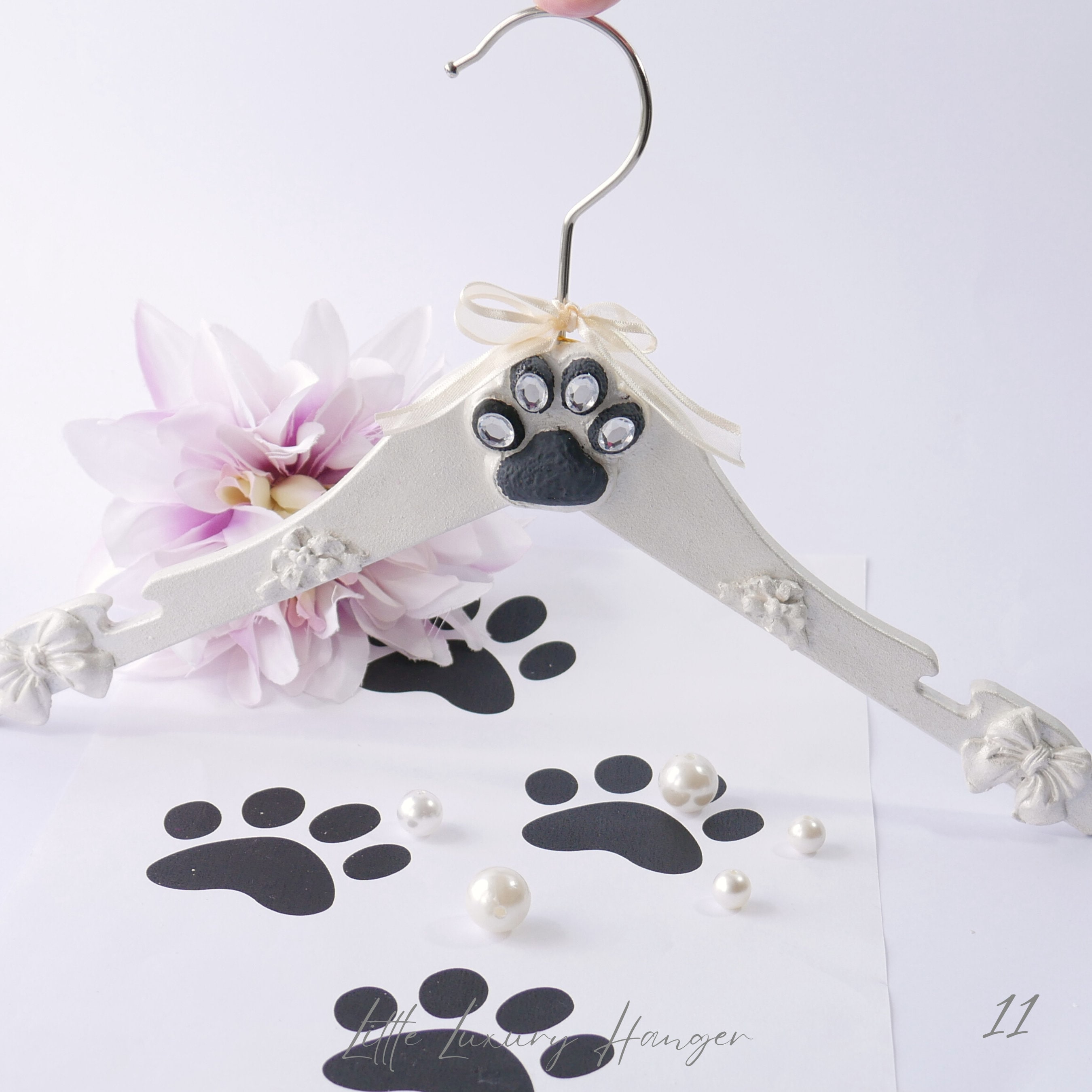 Dog Clothes Hanger Personalised Pet Clothes Hanger in Etsy UK