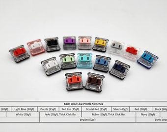 Kailh Choc V1 Sample Pack! Try All 16 Switches!