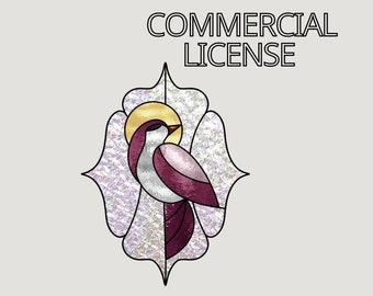 Gebrandschilderd glaspatroon Bird Suncatcher: doe-het-zelf beginners (pdf)