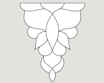 Boho Stained Glass Pattern: Anfänger DIY Dekor (Digitaler Download)