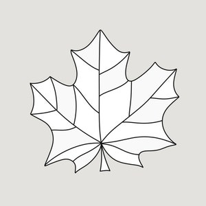 Maple Leaf Glasmalerei, Blatt Suncatcher Muster, DIY Glasmalerei, Glasmalerei floral