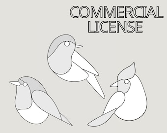 Stained Glass Bird Pattern: DIY Bird Stakes Pack (Digital Download)