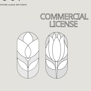 Flower Stained Glass Pattern: Beginner Suncatcher DIY (Digital Download)