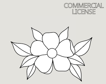 Flower Stained Glass Pattern: Beginner DIY Project (PDF Pattern)