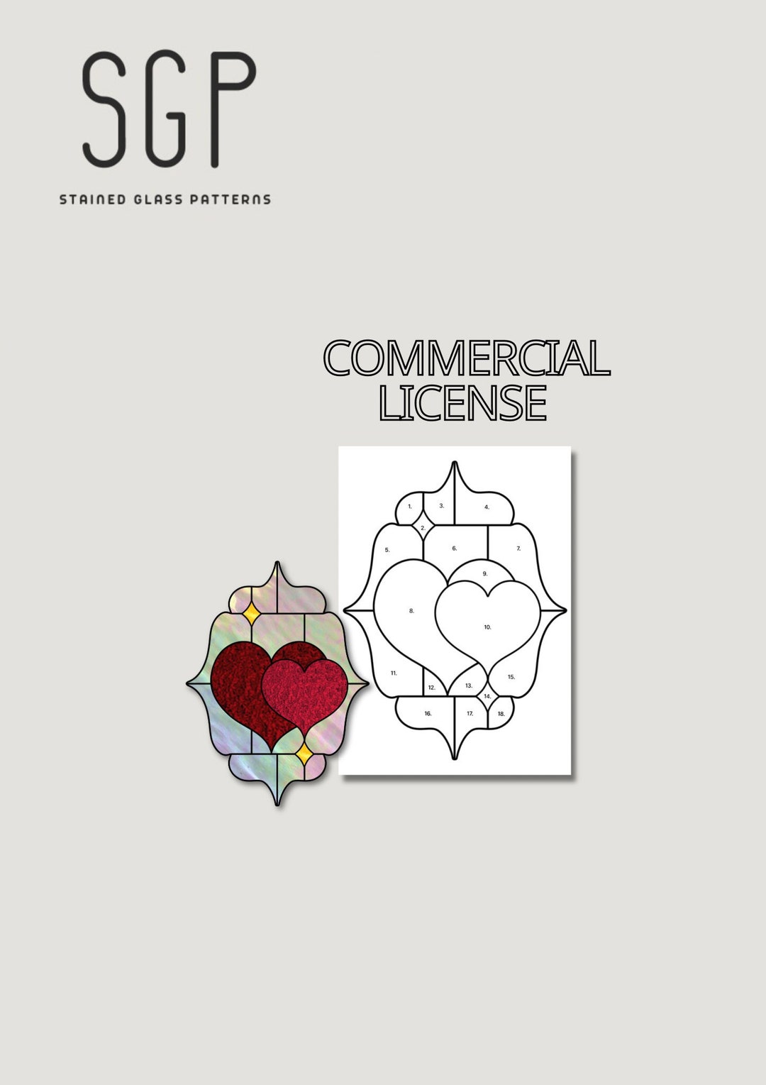Stained Glass Patterns Heart DIY Stained Glass Digital Download Stained Glass Patterns Heart DIY Stained Glass Digital Download