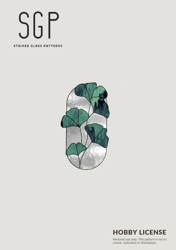 Leaf Stained Glass Suncatcher Pattern: DIY Beginner Project (Digital Download)