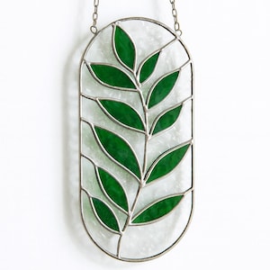 Lövmönster för målat glas Nybörjare DIY Solfångare Mönster Blommor