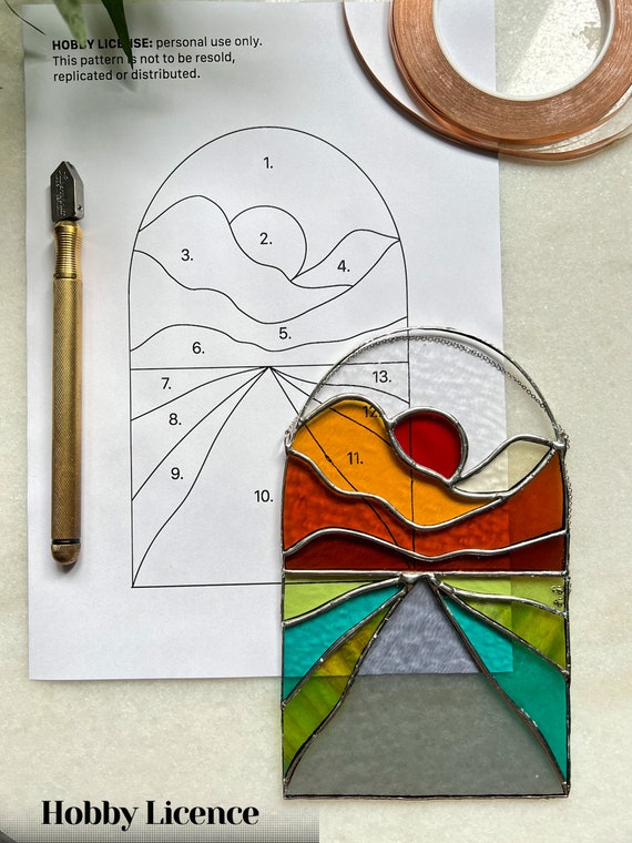 28+ Easy Nature Stained Glass Patterns