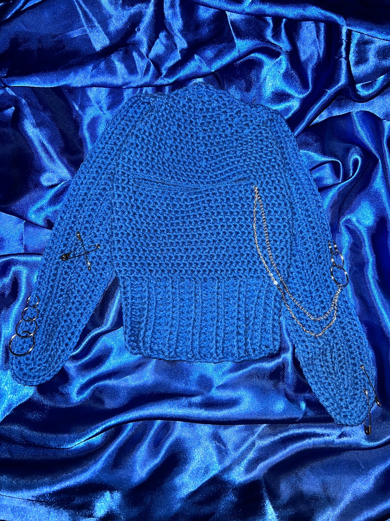 Bunny Ear Crochet Balaclava Ski Mask main image 0