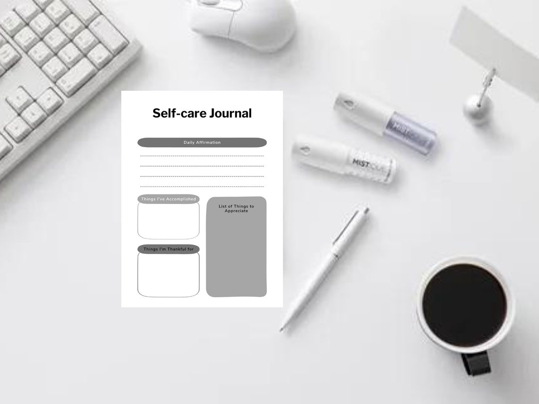 Self Care Planner Self Care Journal Self Love Planner Gratitude Journal ...