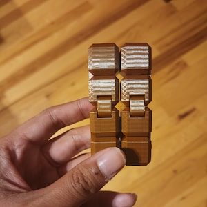Infinity Fidget Cube | Fun | Relaxing | Toy | Kids | 3D Printed | 3D Printing | Gift | Small